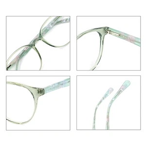 Stylish Round Transparent Glasses Computer Blue Light Blocking Cheap Glasses Women