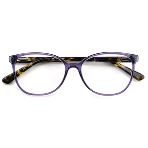 PS8093 flexible fashionable optical frames eyeglasses flexible safety acetate colorful glasses