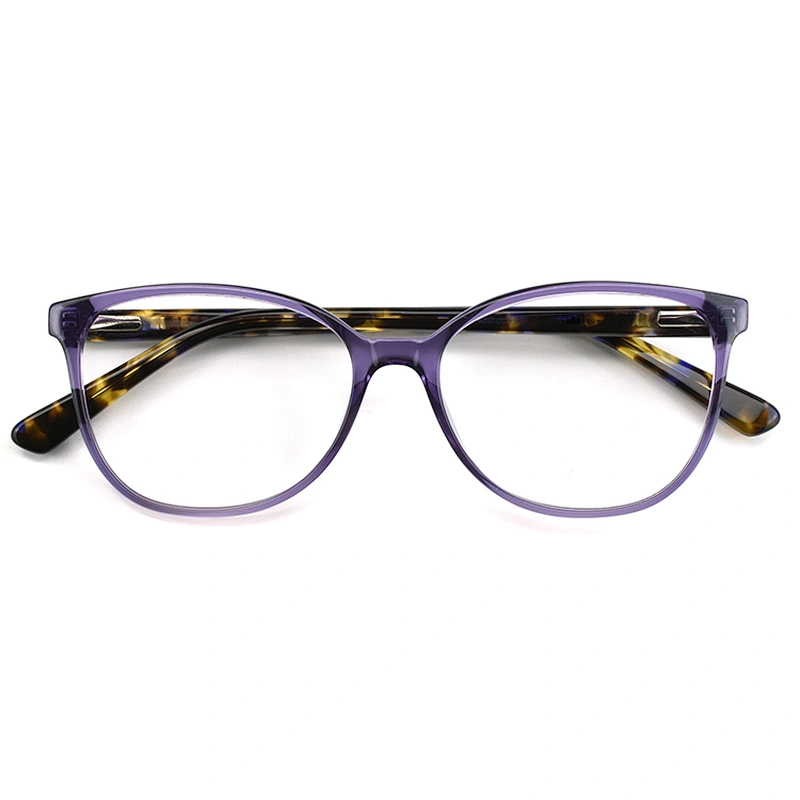 PS8093 flexible fashionable optical frames eyeglasses flexible safety acetate colorful glasses