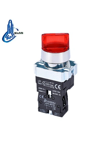 push button switch with pilot indicator