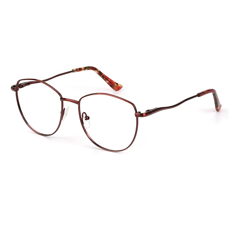 Avant-garde men metal optical frame big size bold color eyewear