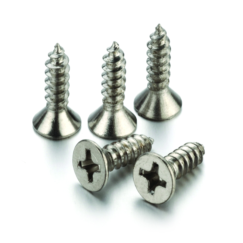 DIN7982 cross recessed countersunk head self-tapping screws