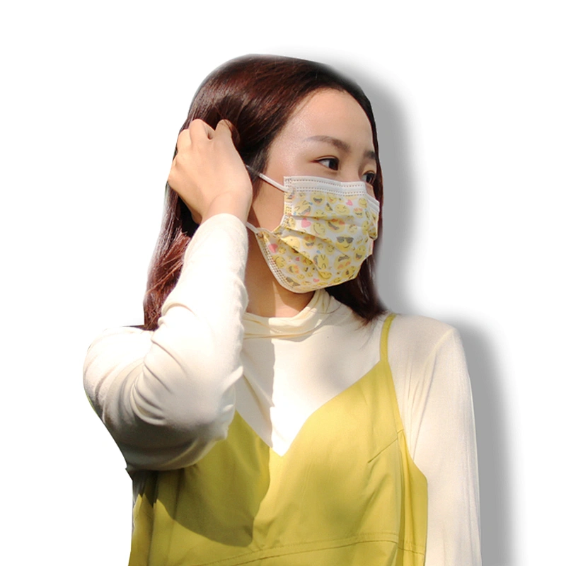 Disposable Protective Printing Face Mask ( Can custom different printing)