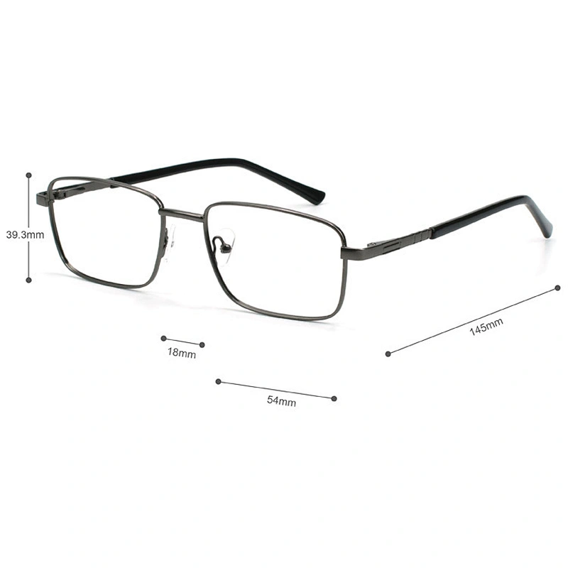 2021 Wholesale Promotional Cheap Glasses Mens Metal Eyeglasses Frames Spectacle Small Squared Optical Frames
