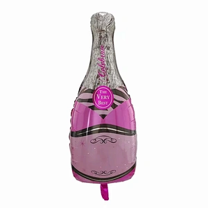 Champagne Bottle Globos Whiskey Aluminum Foil Helium Balloon For Wedding Party Decoration Birthday Balloon