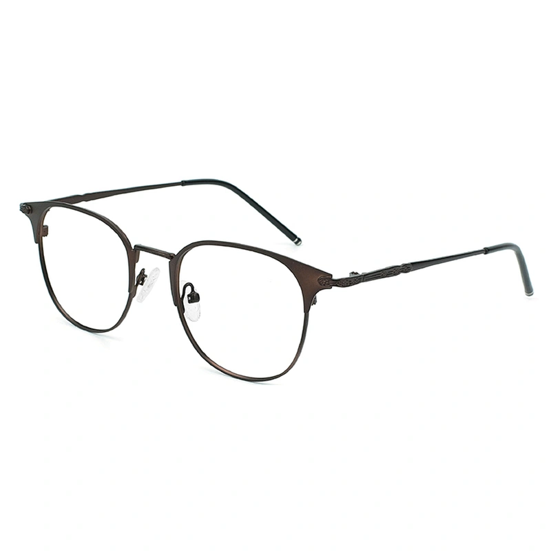 Ce Spectacle Eyeglasses Popular Round Metal Aviation Optical Frames Wholesale