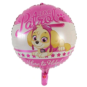 Cartoon Dog Patrol Paw Globos Aluminum Foil Balloon Children Kids Toy Birthday Party Baby Shower Decoration Balloon