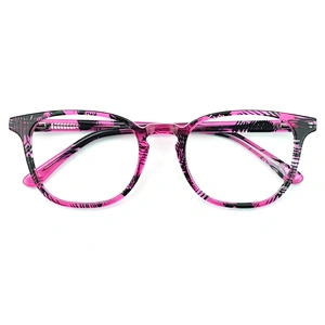PH2211 competitive price inventory optical frames 6 colors round acetate eyeglasses