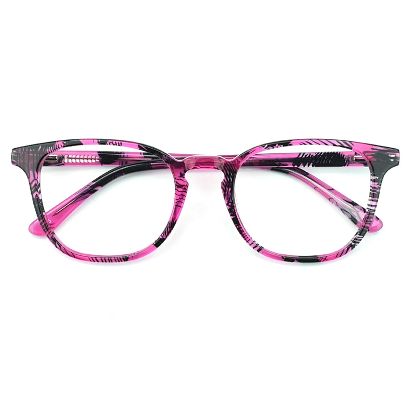 PH2211 competitive price inventory optical frames 6 colors round acetate eyeglasses