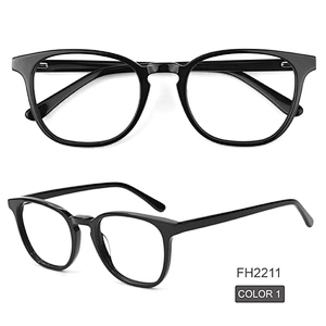 PH2211 competitive price inventory optical frames 6 colors round acetate eyeglasses