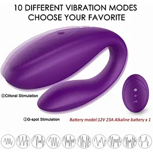 Wireless Vibrator with remote 10 modes 100% pure silicon