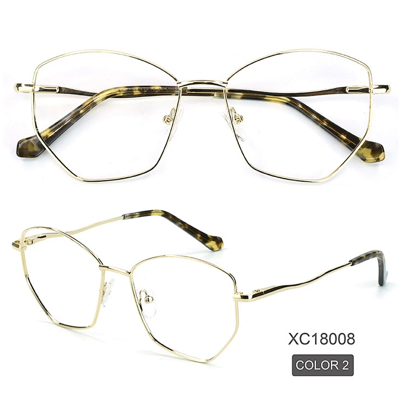5 bold color diamond metal optical frame ready stock eye glasses