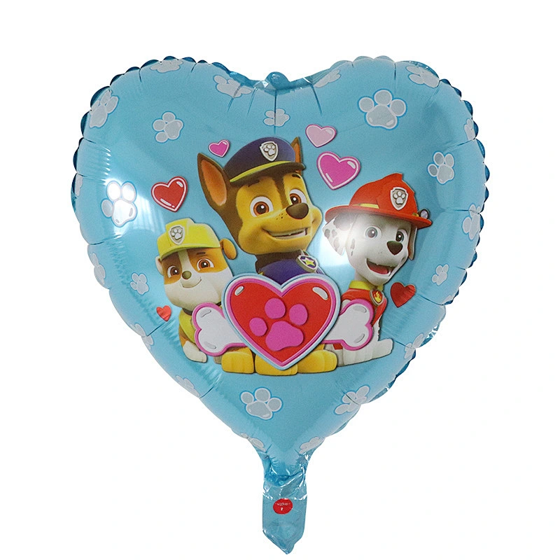 Cartoon Dog Patrol Paw Globos Aluminum Foil Balloon Children Kids Toy Birthday Party Baby Shower Decoration Balloon