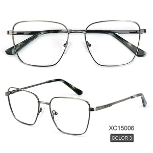 Gaming Glasses Anti Blue Light Blocking Protect Eye Metal Square Frame Bluelight Filter Computer Eyeglasses