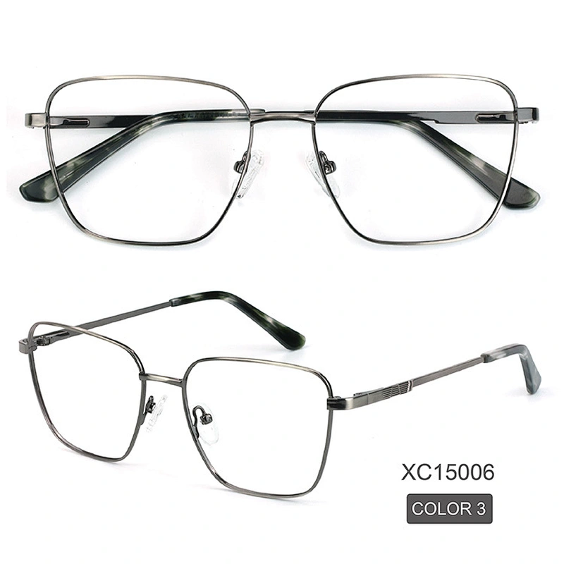 Gaming Glasses Anti Blue Light Blocking Protect Eye Metal Square Frame Bluelight Filter Computer Eyeglasses