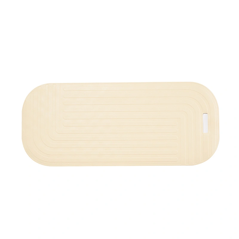 Rubber bath shower mat non slip silicone bathtub mat for tub bathroom with suction cups