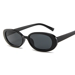 2020 best selling cheap plastic frame luxury shades women oval round clear sunglasses