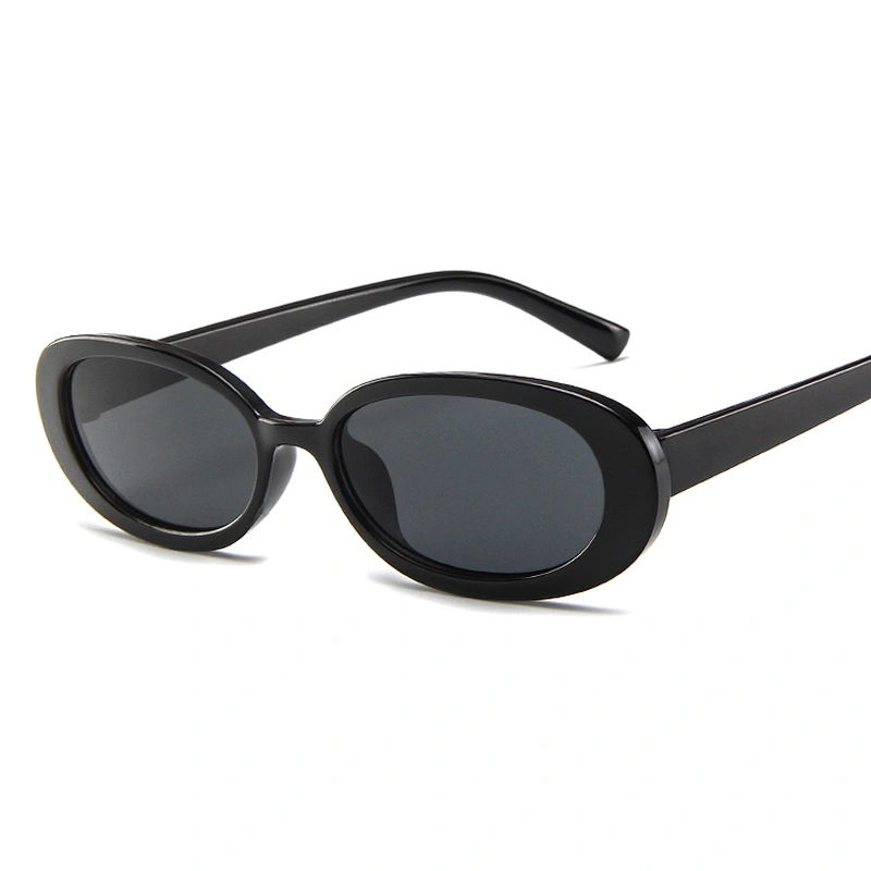 2020 best selling cheap plastic frame luxury shades women oval round clear sunglasses