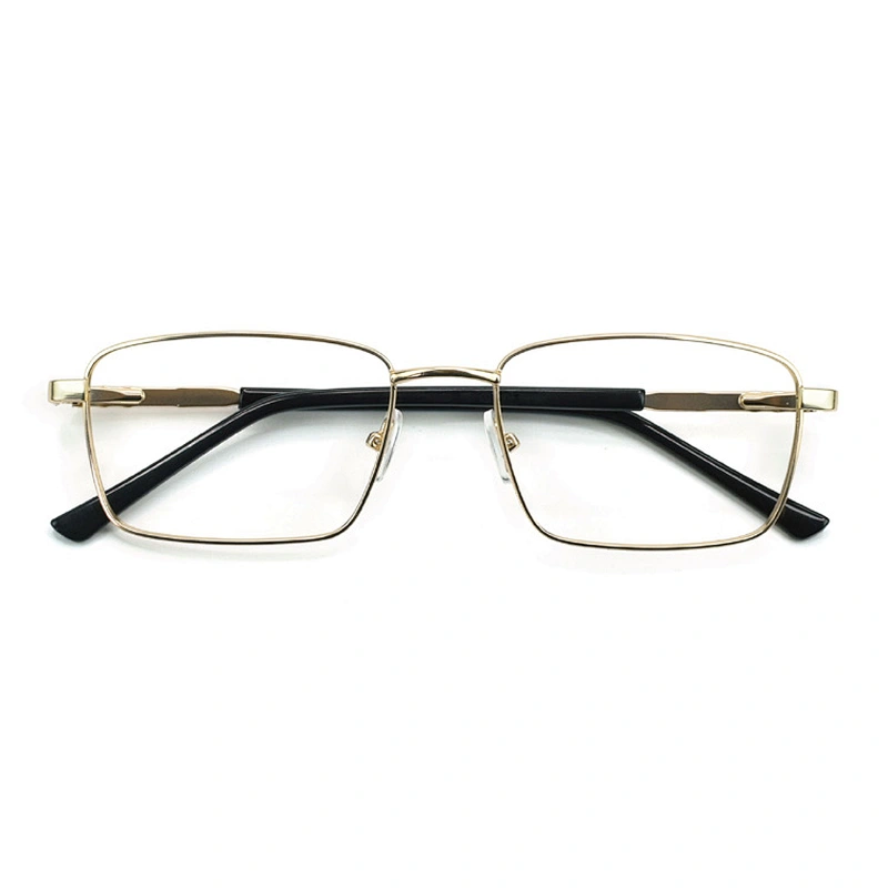 Manufacturers competitive eyeglasses frames brand square Metal Glasses Frames trendy eyewear