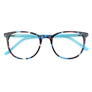 LG070 New look acetate eyewear optical frames with pattern demi