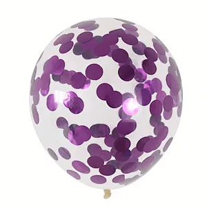 High Quality Globos 12 Inch Sequin Confetti Latex Balloons Wedding Birthday Party Decoration Balloon