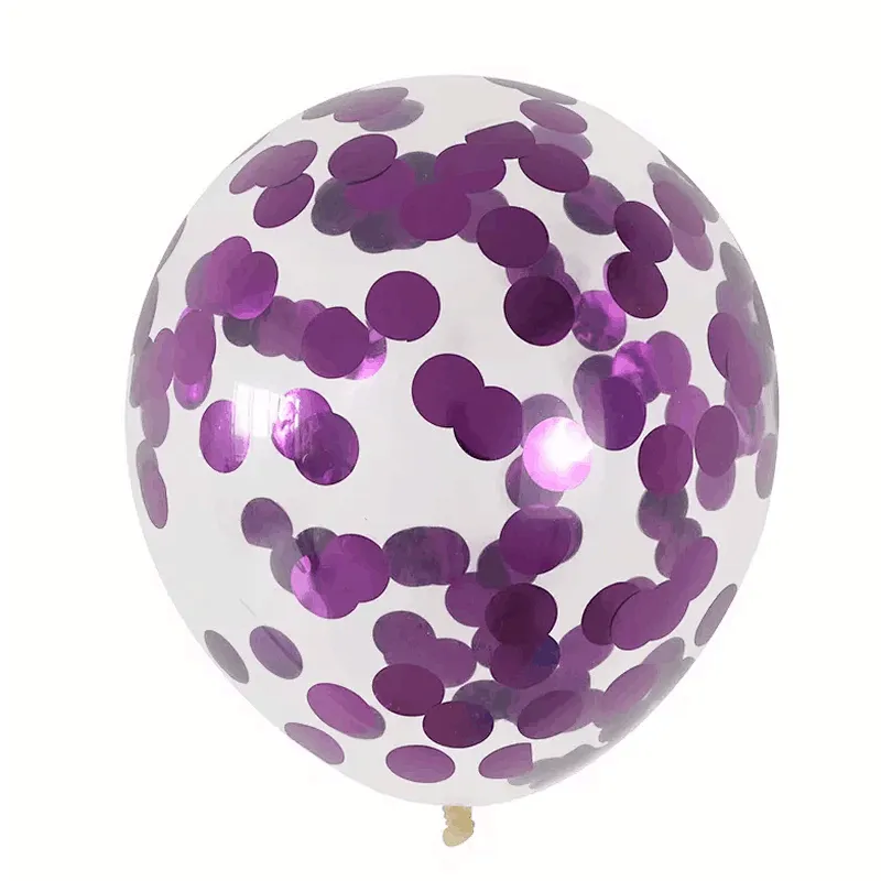 High Quality Globos 12 Inch Sequin Confetti Latex Balloons Wedding Birthday Party Decoration Balloon