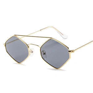 Fashion Men Women Diamond Sharp Sunglasses Clear Yellow Lens Shades UV400 Polycarbonate Shield New 2021