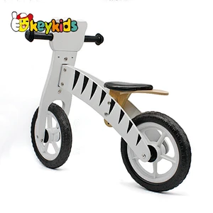 New design tiger shape wooden toddler bike no pedals for walking learning W16C204