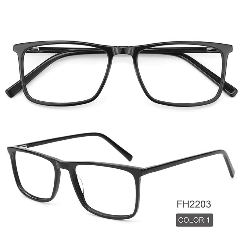 PH2203 ready to ship optical frames 6 colors square acetate eyewear factory wholesale eyewear