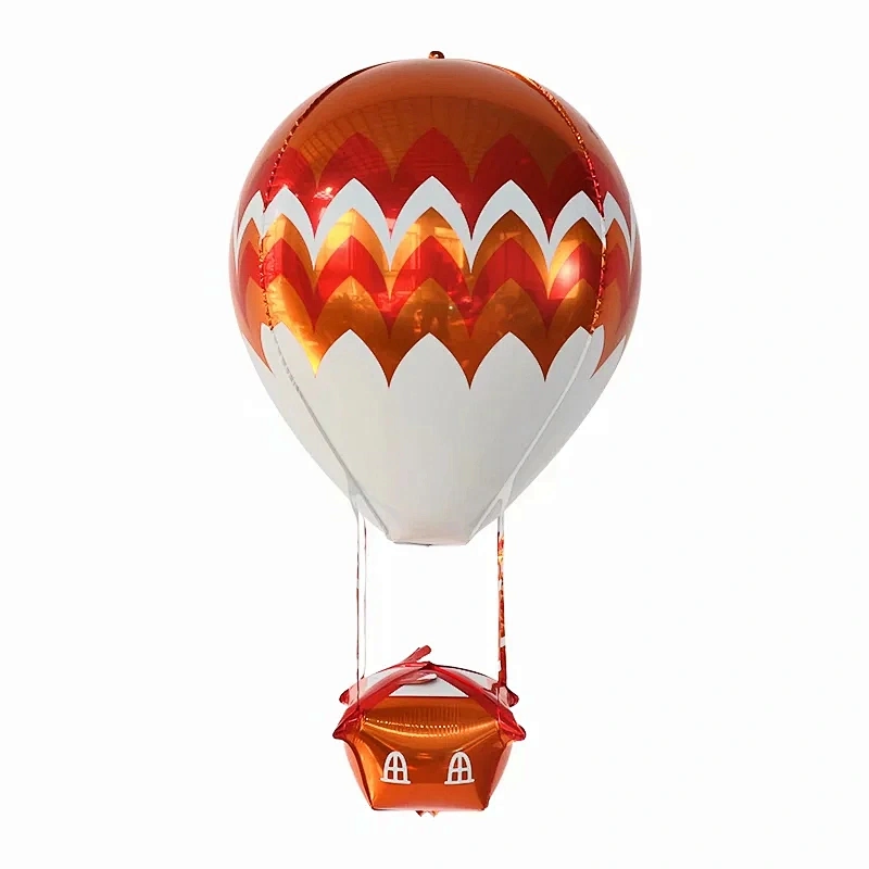 22 Inch new design large size hot air shape 4D helium foil balloon for wedding/valentine's party decoration