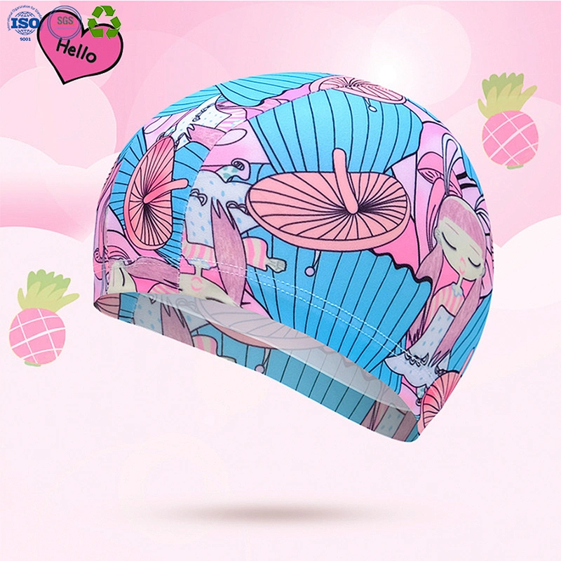 Silicone swimming cap