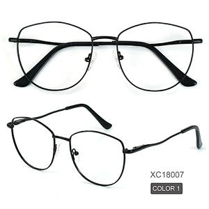 Avant-garde men metal optical frame big size bold color eyewear