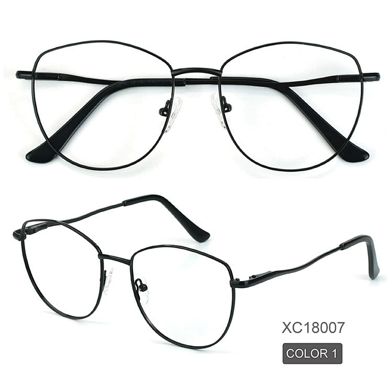Avant-garde men metal optical frame big size bold color eyewear