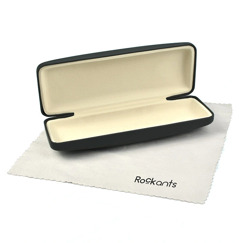 M size Glasses Eyeglasses Gift Packing Black Case Box Spectacle Case with two size