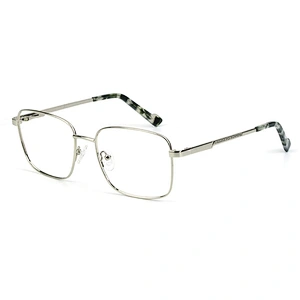 2021 Newest Square Frame Men Oversized Metal Optical Frames