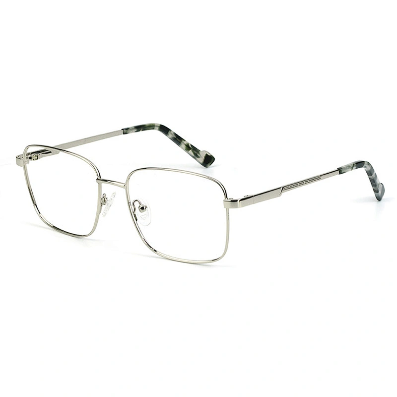 2021 Newest Square Frame Men Oversized Metal Optical Frames