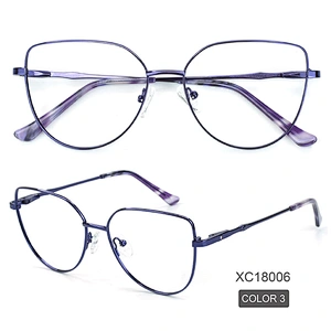 2021 elegant metal eyeglasses frame over size 5 color popular optical frame