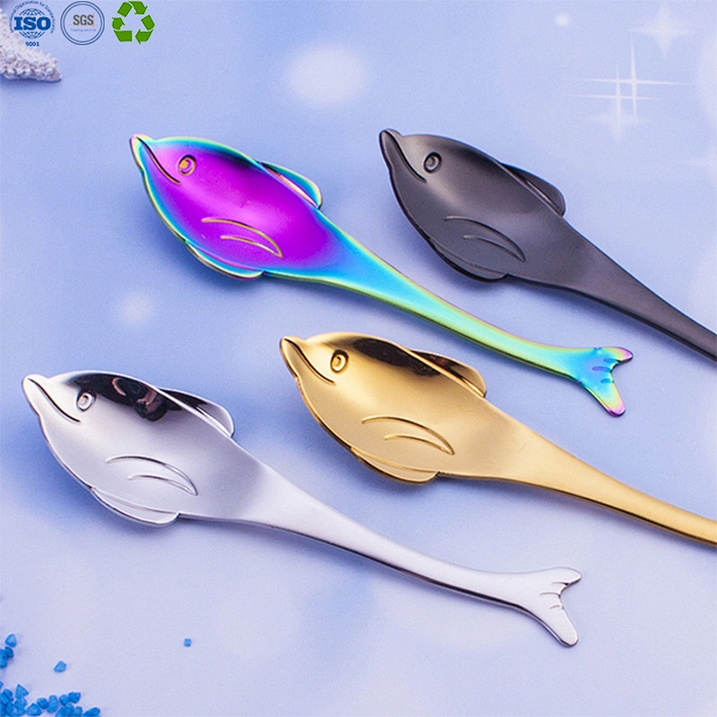 Stainless steel Whales spoon