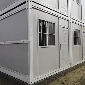 Casa prefabricada del envase del paquete plano Casa prefabricada del envase del embalaje plano con SGE, CE y ROHS