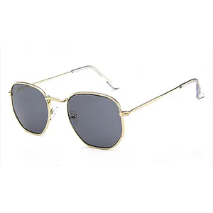 Classic High End Sunglasses Men Driving Sun Glasses Metal Mirror Eyewear Male