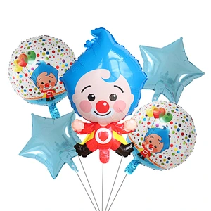 New 5pcs/set Clown Balloon Garland Set for Kids Birthday Baby Shower ClownTheme Party