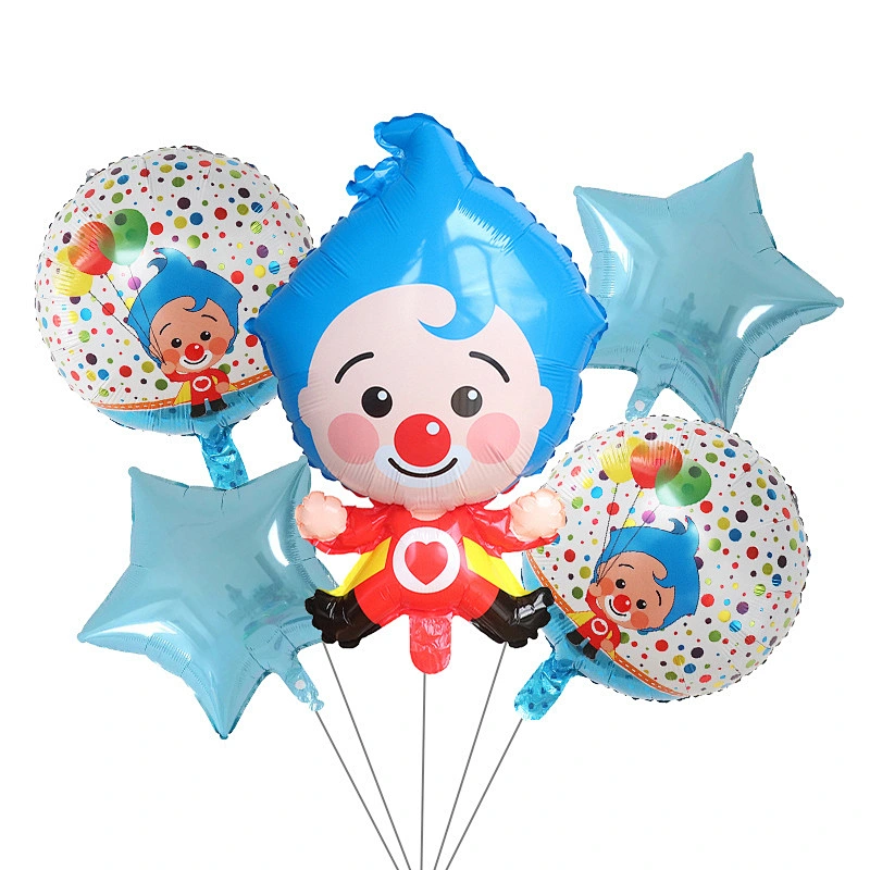 New 5pcs/set Clown Balloon Garland Set for Kids Birthday Baby Shower ClownTheme Party