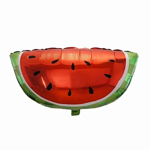 Hot sale fruit theme aluminum foil balloons orange/lemon/bananas/watermelon ect shaped balloon