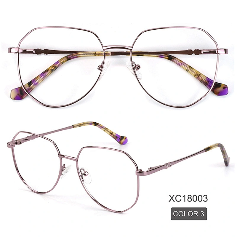 2021 Latest Quality China Wholesale Optical Frame Extra Big Frame Metal Eyeglasses for fashion people