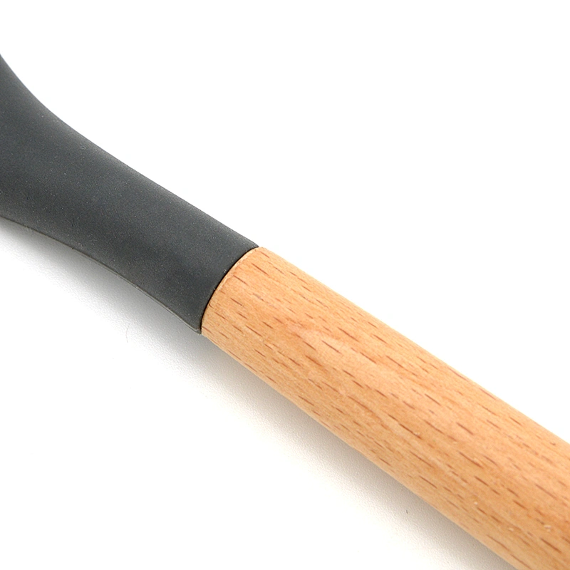 11PCS Silicone Kitchen Utensils Set with Wood Handle