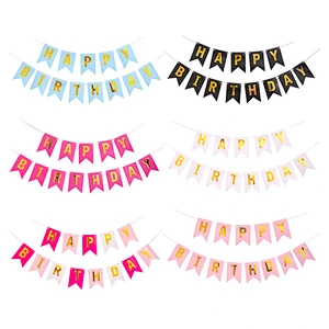 Wholesale Birthday Party Decoration Accessories Happy Birthday Banner Party Supplies