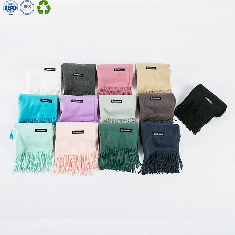 Fake cashmere ladies winter scarves