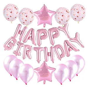 Wholesale Birthday Party Decoration Accessories Happy Birthday Balloon Set