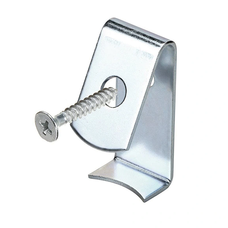 Blue / Black Zinc plated steel flower pot clip