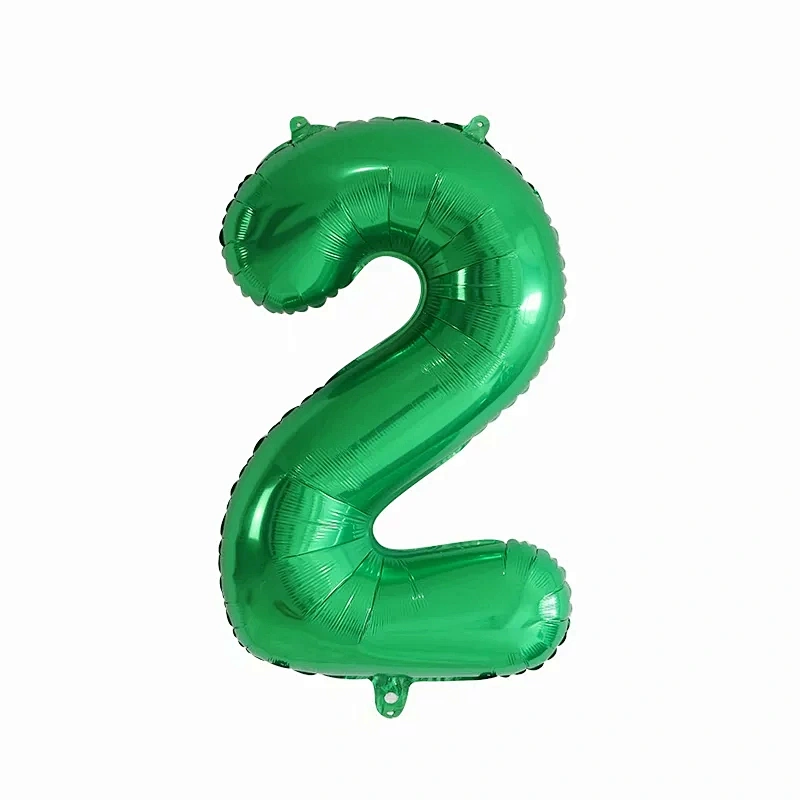 New Design 5pcs Cartoon Cute Dinosaur 30 Inch Number Foil Star Balloon Set
